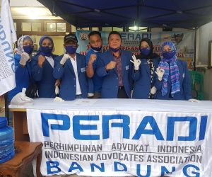 Semangat kebersamaan dan kepedulian Pengurus DPC PERADI Bandung/dok.DPC PERADI Bandung