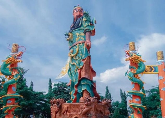Patung Dewa Perang di Kelenteng Kwan Sing Bio Tuban/net