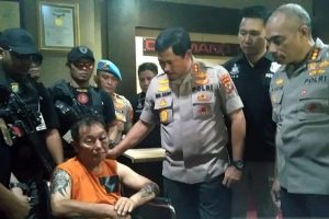 Willy Susetia alias Akang, perampok Toko Emas Cantik Pasar Pecah Kulit yang dilumpuhkan anggota Satreskrim Polres Metro Jakarta Barat, Rabu (4/3/2020)/Antara