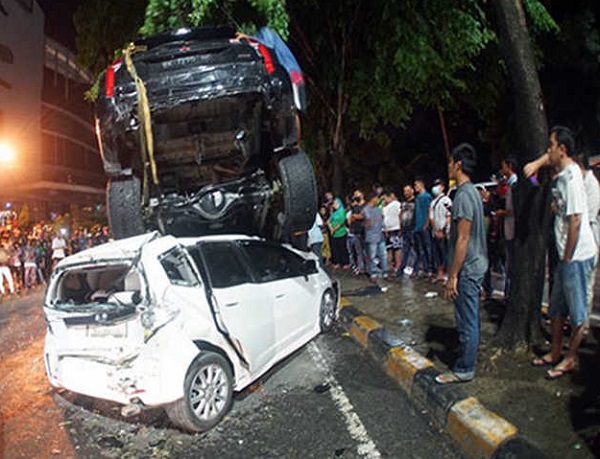 Tabtakan beruntun di Kota Medan/net