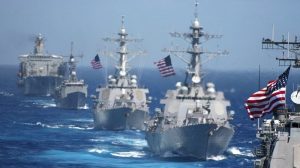 Kapal perusak milik Amerika Serikat berada di Laut China Selatan/AFP