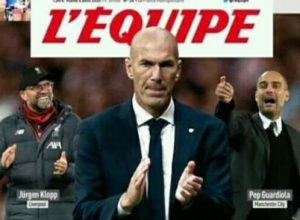 Zidane mendapat gelar Pelatih Terbaik versi L'eequipe - Foto: L'eequipe