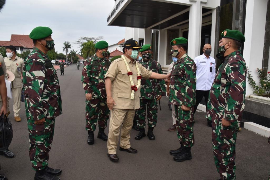 Menteri Pertahanan RI Letjen TNI (Purn) Prabowo Subianto berkunjung ke Seskoad - Foto: Ist