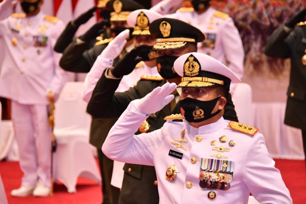 Upacara Virtual HUT Ke-75 RI Tahun 2020 di Mabes TNI/Ist