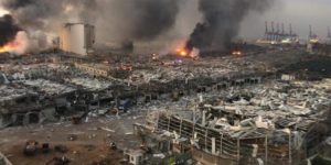 Ledakan dahsyat di Pelabuhan Lebanon - Foto: istimewa