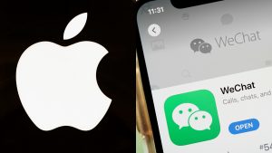 Pelarangan aplikasi WeChat berdampak pada penjualan Iphone - Foto: grafis/nikkei asian review