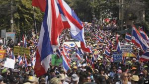 Unjuk rasa di Thailand - Foto: Istimewa