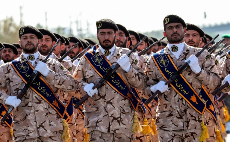 Pasukan Garda Revolusi Islam Iran (IRGC). (FOTO: AFP)