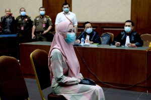 Pinangki Sirna Malasari sidang di Pengadilan Tipikor - Foto: istimewa