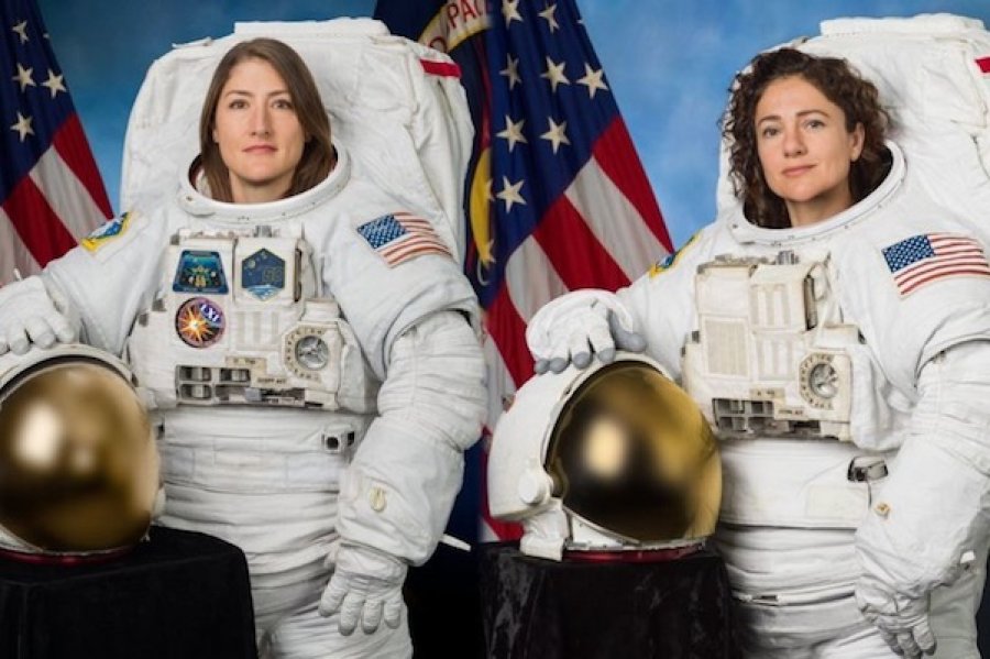 Dua astronaut wanita NASA, Christina Koch dan Jessica Meir, kandidat kuat untuk dipilih ke Bulan - Foto: dok.NASA