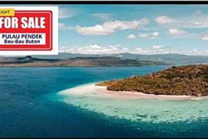 Iklan penjualan Pulau Pendek yang sempat muncul di OLX.com. Saat ditelusuri kembali, Selasa (1/9 - 2020) iklan tersebut sudah tidak ada.- Foto: Istimewa