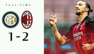 AC Milan menang 2-1 atas Inter Milan - Foto: Twiter