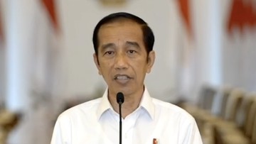 Jokowi memberikan keterangan Pers terkait Undang-Undang Cipta Kerja, Istana Bogor, 9 Oktober 2020. (Tangkapan layar Youtube Setpres RI)