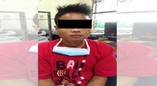 Pelaku Pembunuhan atas nama SH,(23),/ foto : Humas Polres Nias