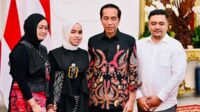Putri Ariani beserta keluarga diundang khusus Presiden Joko Widodo (Jokowi) ke Istana Kepresidenan, Rabu (14/6/2023).