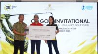 Pegolf Thailand Sangchai Kaewcharoen akhirnya memenangi OB Golf Invitational presented by Sentul Highlands dengan dramatis. Foto/ob golf