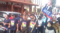Ribuan orang mengikuti acara Jalan Sehat Bersama AMIN di Kotagede Yogyakarta. Antusias warga membuktikan gelombang perubahan semakin besar. (Foto: KBA News