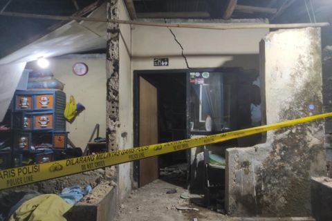 Tiga orang mengalami luka bakar dalam peristiwa kebocoran gas di rumah warga wilayah Ciawi, Kabupaten Bogor. Foto/Istimewa/Polsek Ciawi