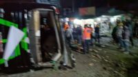 Bus Rombongan SMK Asal Depok Kecelakaan di Ciater